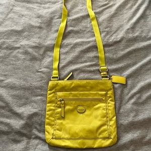 Vibrant Yellow Coach Crossbody bag